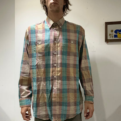 long sleeve button flannel