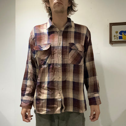 brown flannel