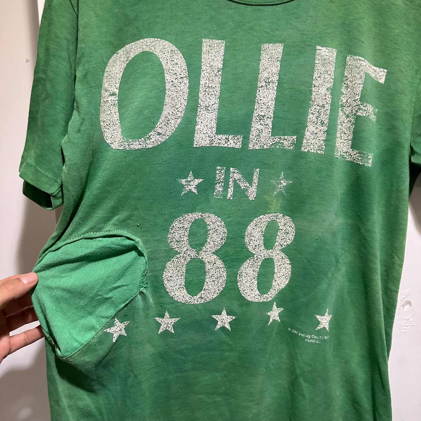 "ollie in 88" tshirt