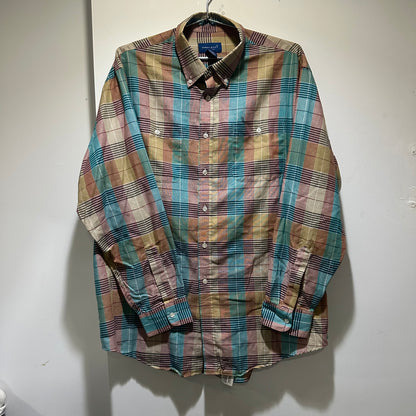 long sleeve button flannel