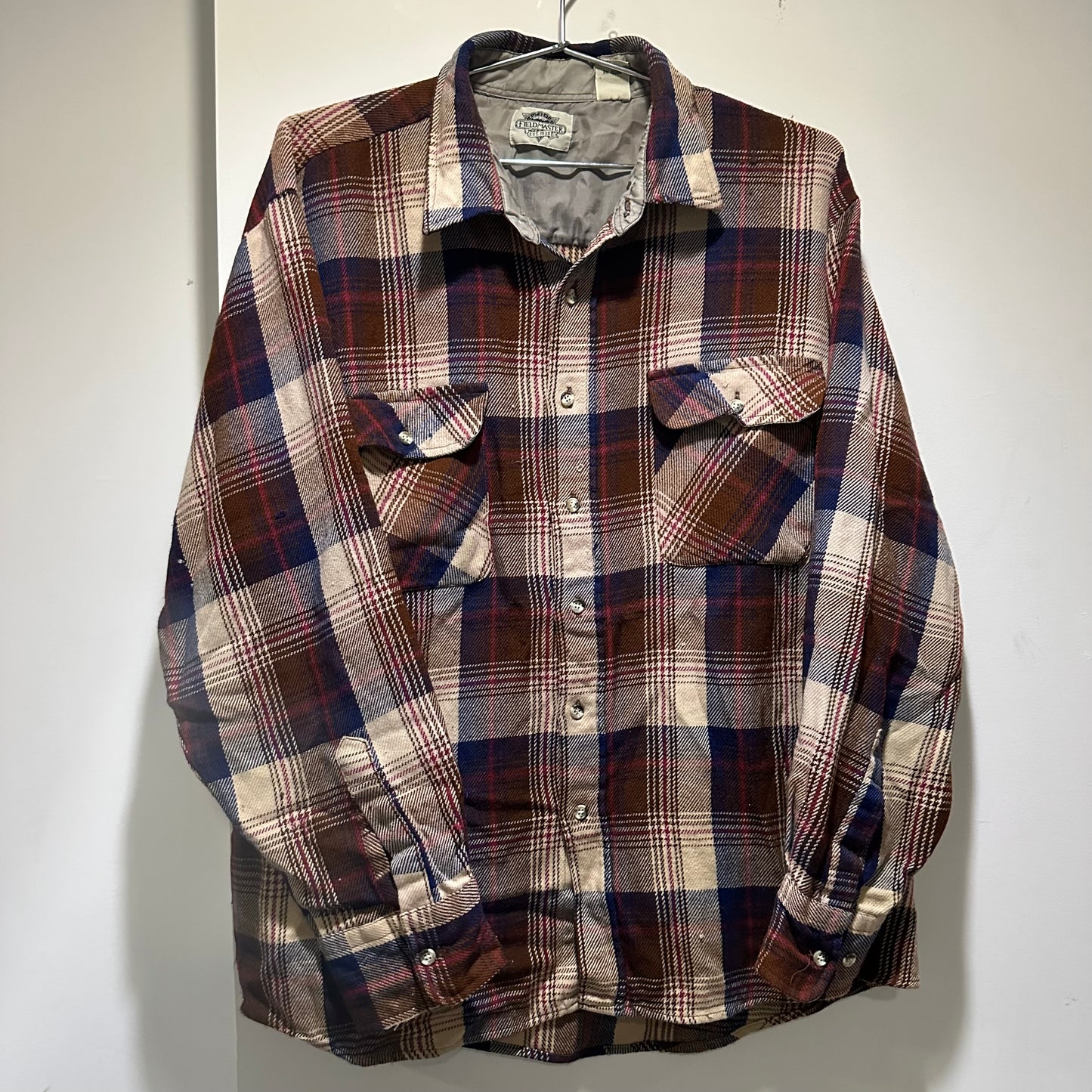 brown flannel