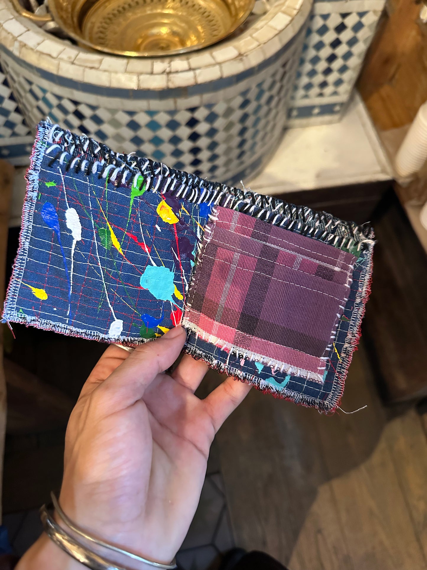 PAINT SPLATTER WALLET