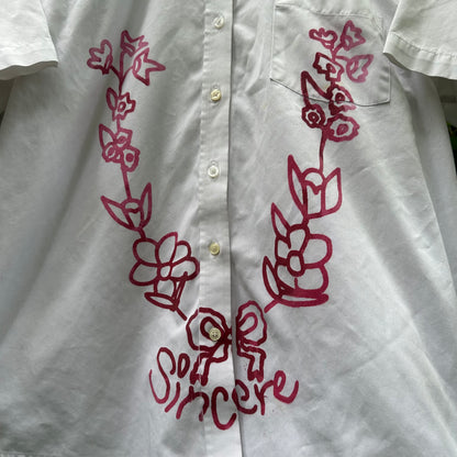 sincere screenprint shirt