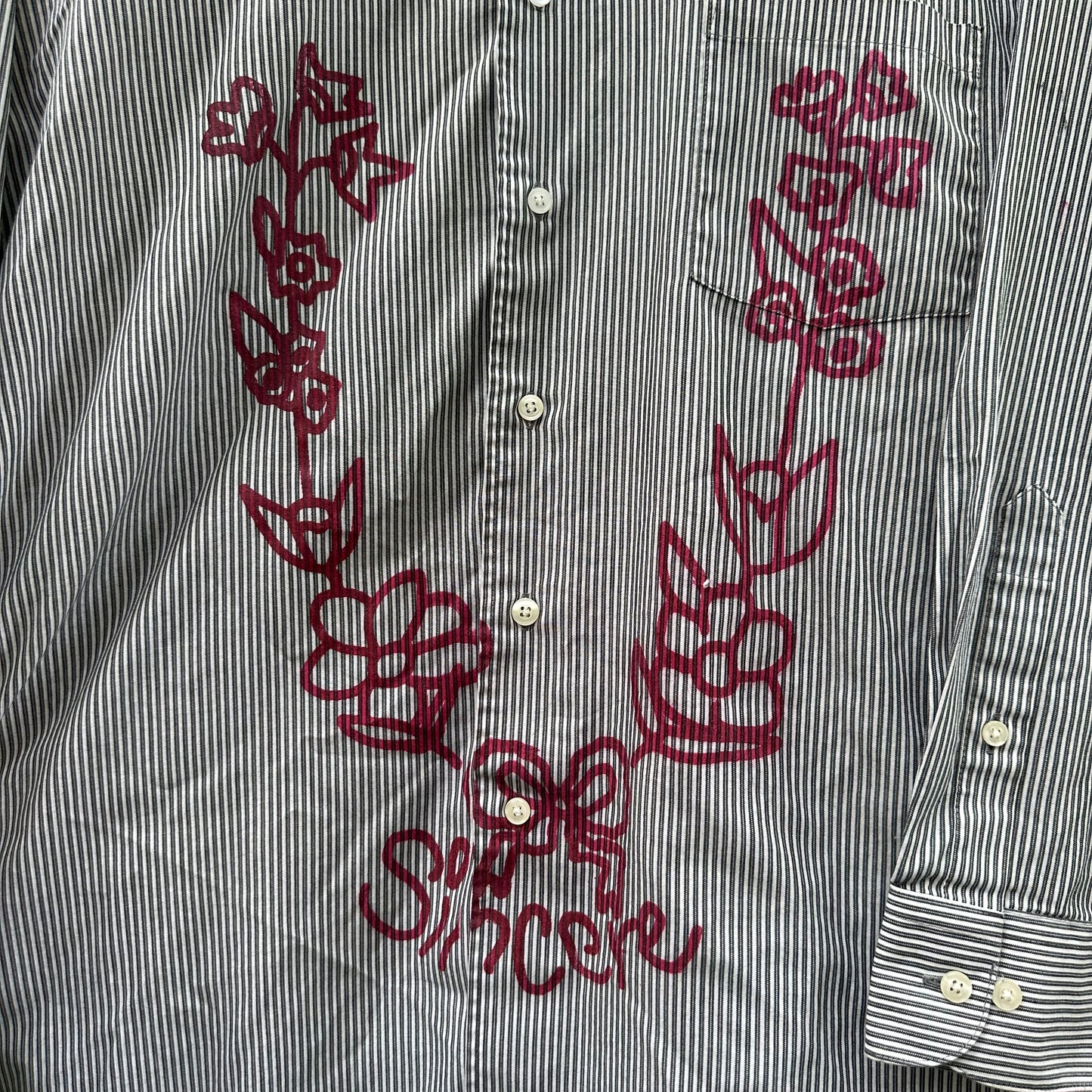 sincere screenprint shirt